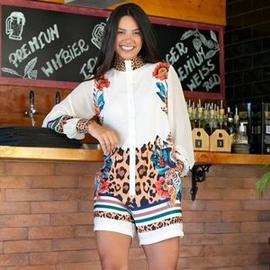 Tropical Tiger Little Monkey Romper